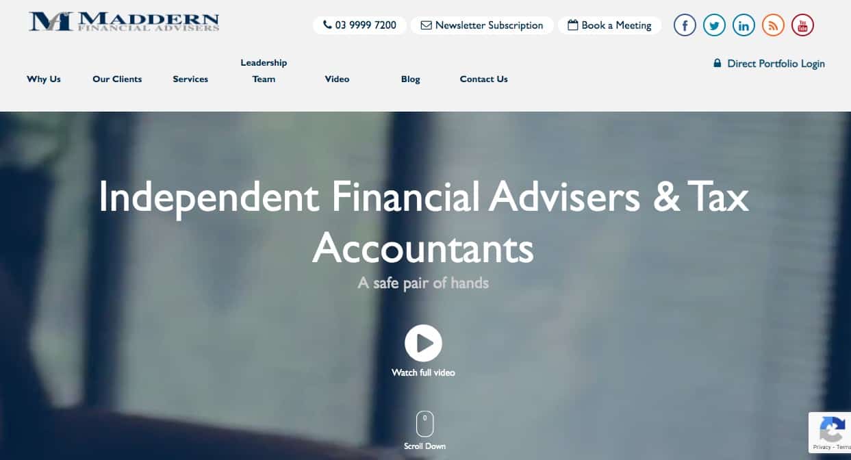 Maddern Financial Advisers Financial Planners & Advisors Melbourne