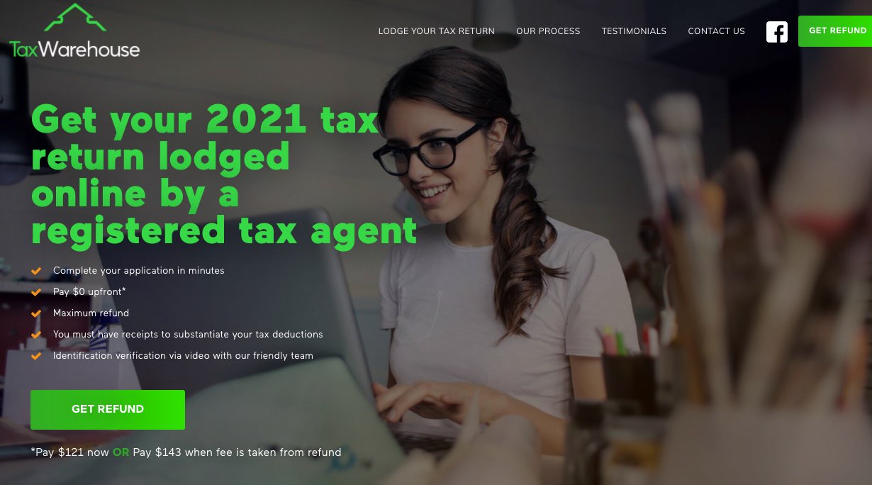Tax Warehouse Individual Tax Returns Online Australia